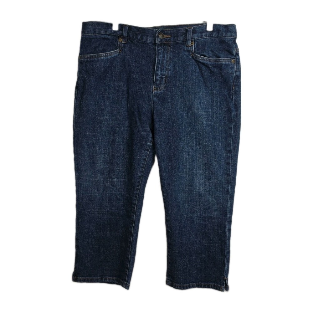 Lauren Ralph Lauren Jeans Co. Capri Jeans Women's 12 Blue Straight Leg